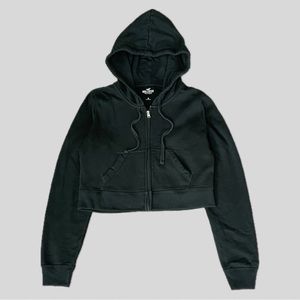 HOLLISTER Cropped Zip Up Hoodie